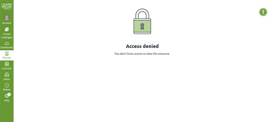 Link Access Denied