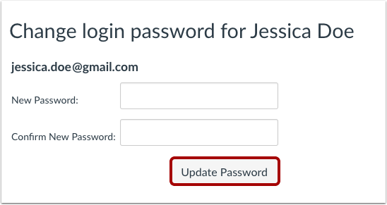 Reset Password Step 5